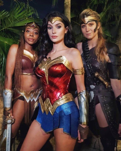 I love wearing my Wonder Woman Cosplay so much! #WW84anniversary...