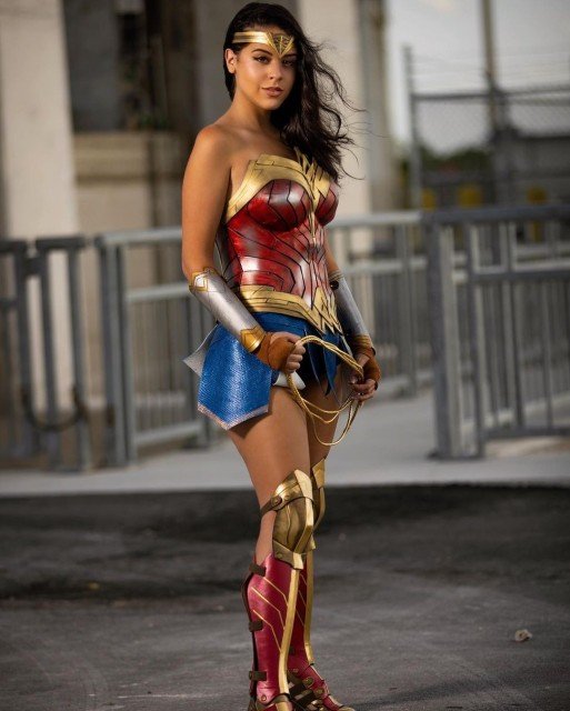 Love this photo from before I repainted my armor!....#wonderwoman #wonderwomancosplay...