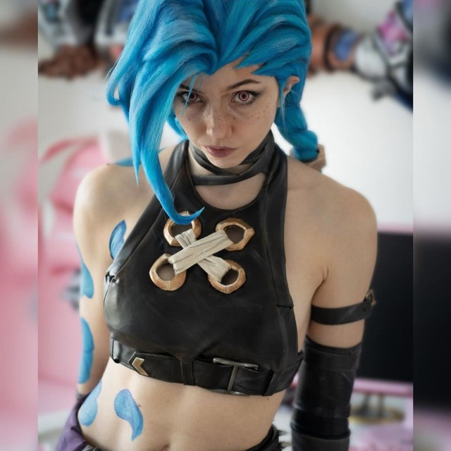 Get Jinx’ed 💣💥I finally finished styling jinx’ wig and had...