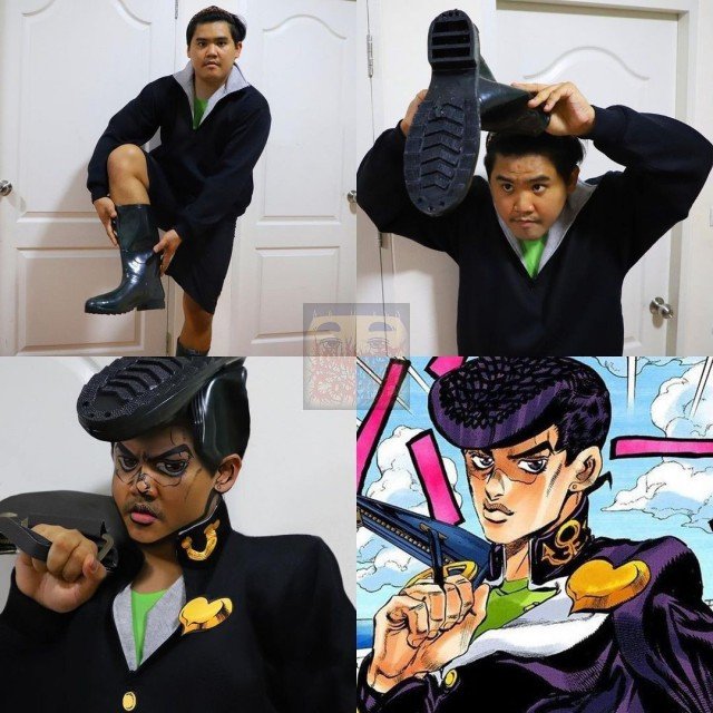 J O S U K E #lowcostcosplay #jojosbizarreadventure #boot #art