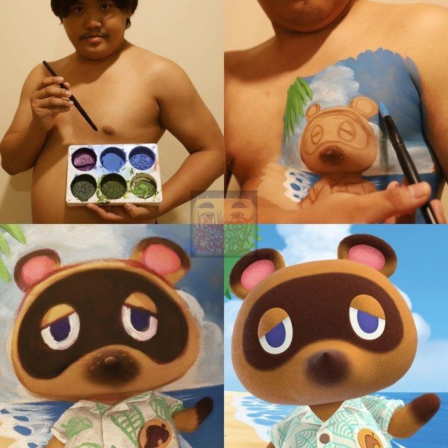 N I P P L E #lowcostcosplay #animalcrossing #art