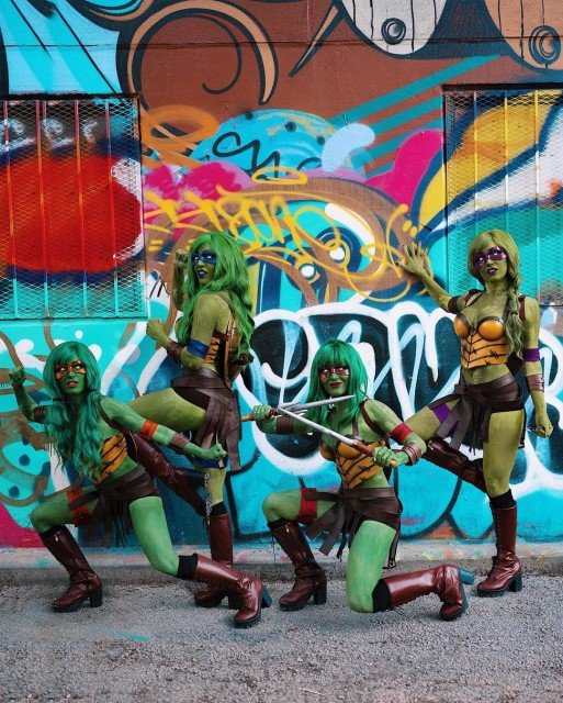 TEENAGE MUTANT NINJA THOTTLES! Heroes in a half-shell Turtle Power...