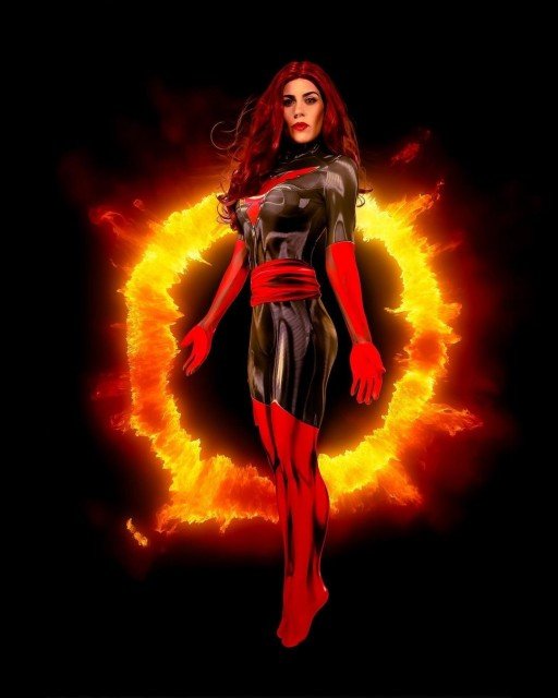 Happy #marvelmondayObviously I did a dark version of Dark Phoenix!...