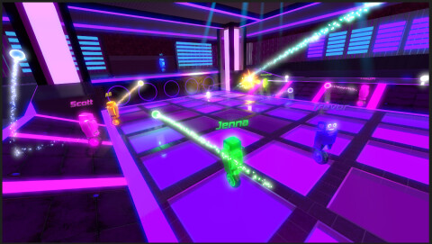 Robot Roller-Derby Disco Dodgeball Game Icon