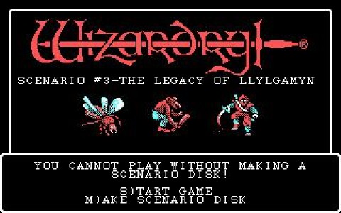 Wizardry III: Legacy of Llylgamyn Ícone de jogo