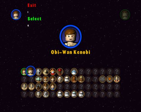 Lego star wars video game characters sale