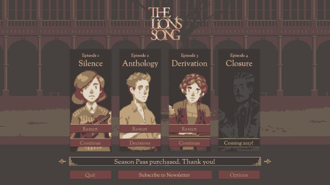 The Lion's Song: Episode 1 - Silence Ícone de jogo