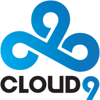 Équipe Cloud9 White Logo