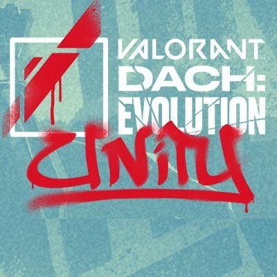 2022 VALORANT Regional Leagues DACH Evolution: Unity [VRL DACH] Tournament Logo